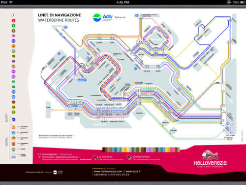 Vaporetto map