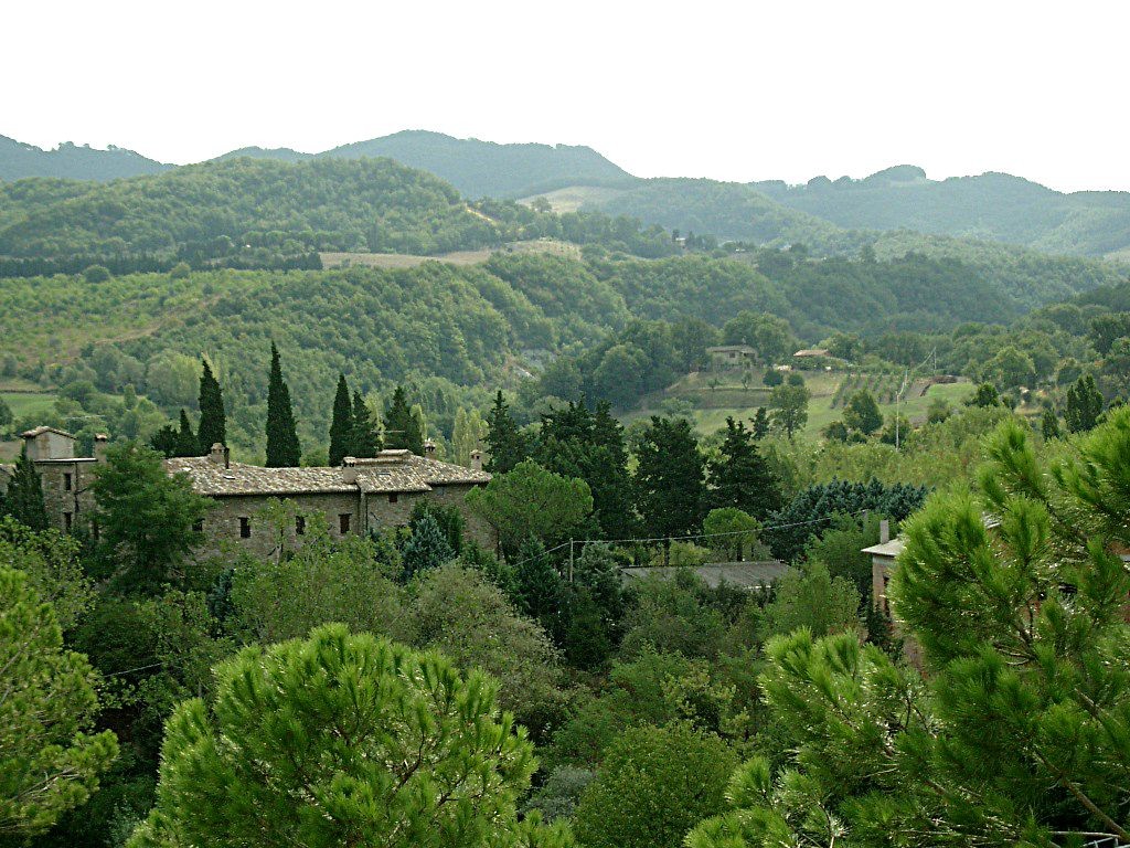 The view from our terrace - Umbria