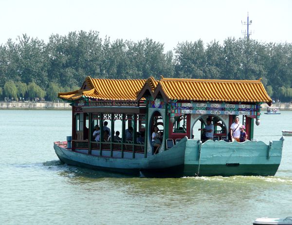 Ferry on Lake at Summer Palace