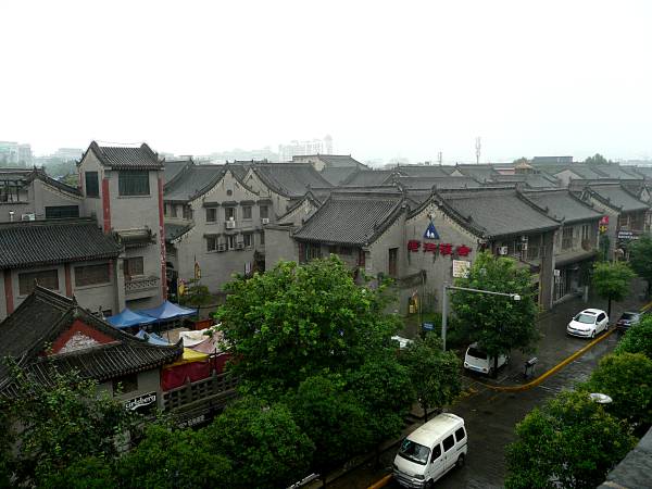 Xi'an old city from Wall