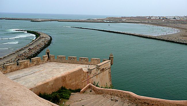 Estuary mouth Rabat