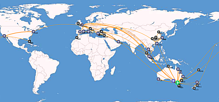 Flight map